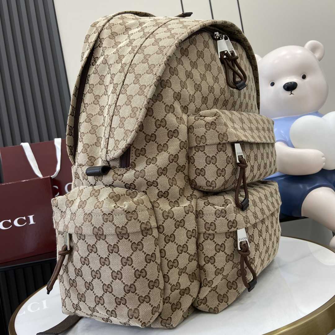 Gucci Large Backpack With Gucci Logo - EUR FASHION