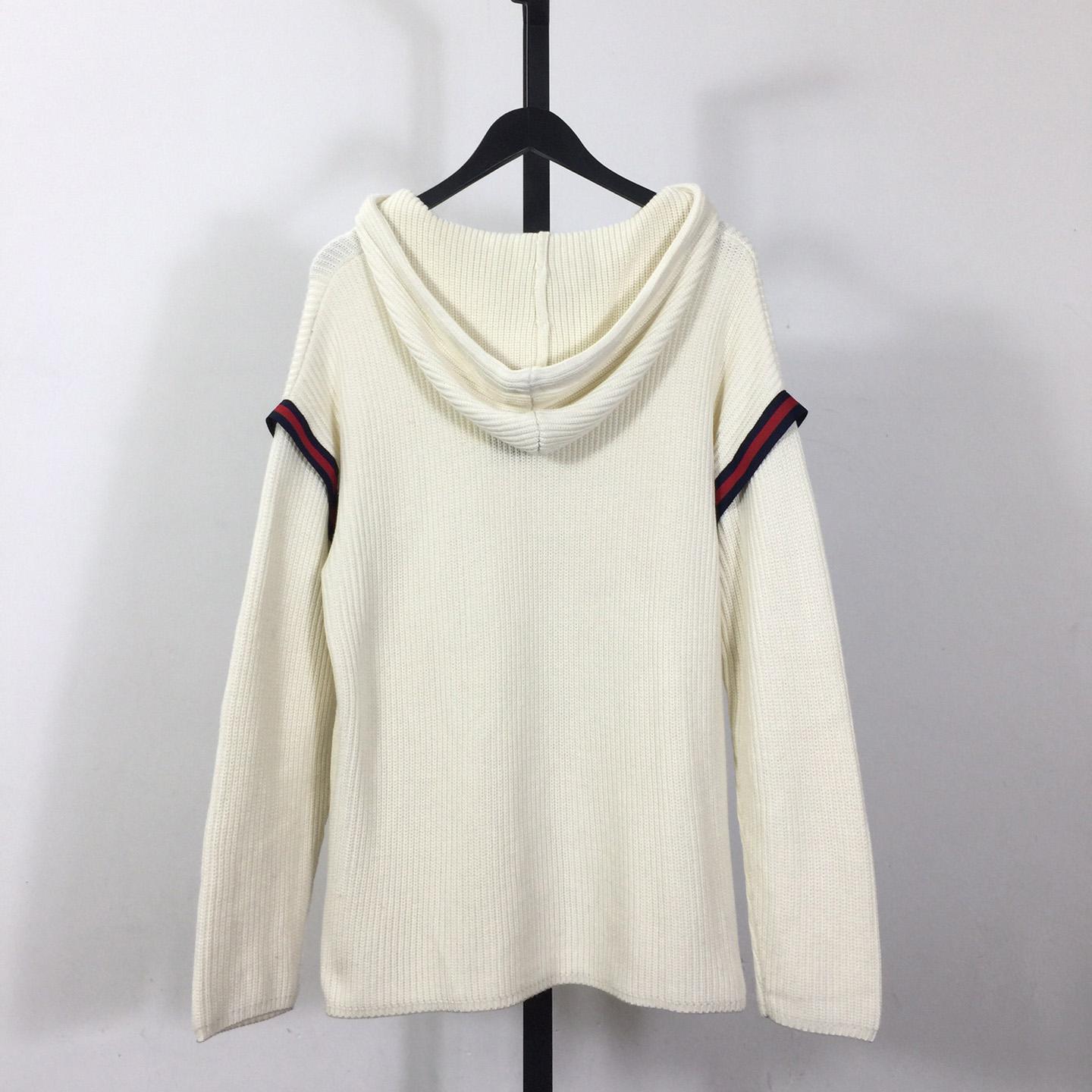 Gucci Knit Wool Hooded Sweater - EUR FASHION