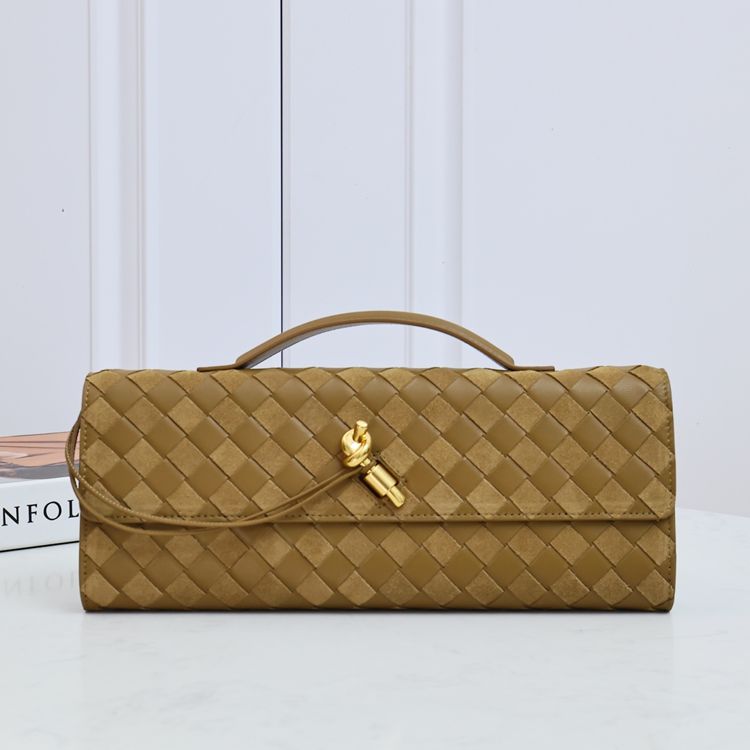 Bottega Veneta Long Clutch Andiamo With Handle - EUR FASHION