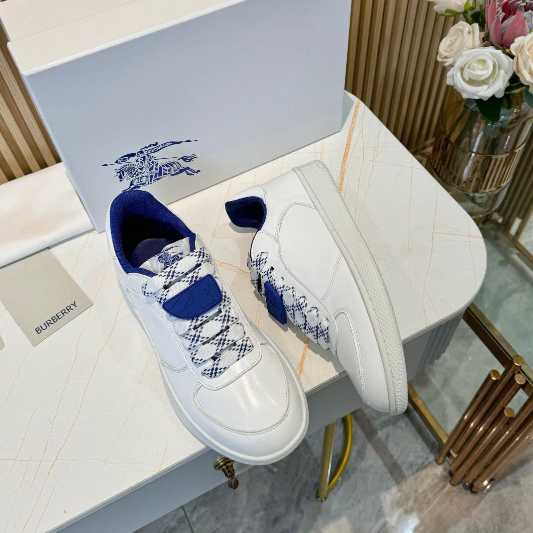 Burberry Leather Terrace Sneakers - EUR FASHION