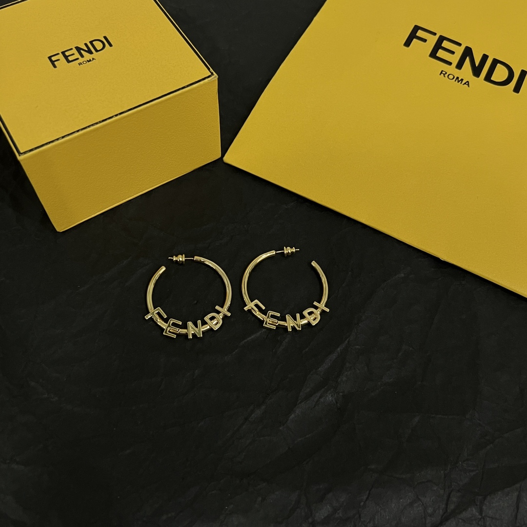 Fendi Fendigraphy Earrings  - EUR FASHION