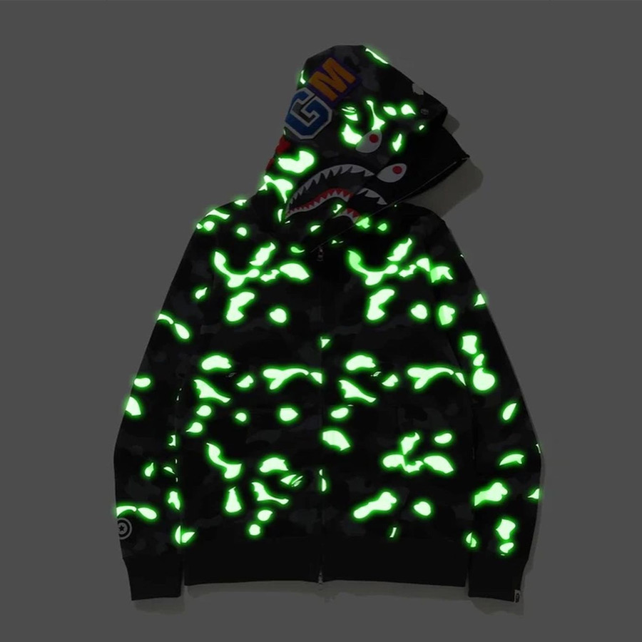 Bape City Camo Tiger Hoodie(glow in the dark) - EUR FASHION