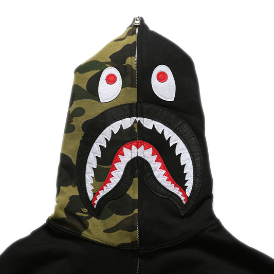 Bape Full Zip Double Hoodie - EUR FASHION