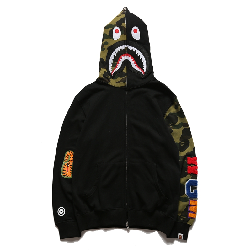 Bape Full Zip Double Hoodie - EUR FASHION