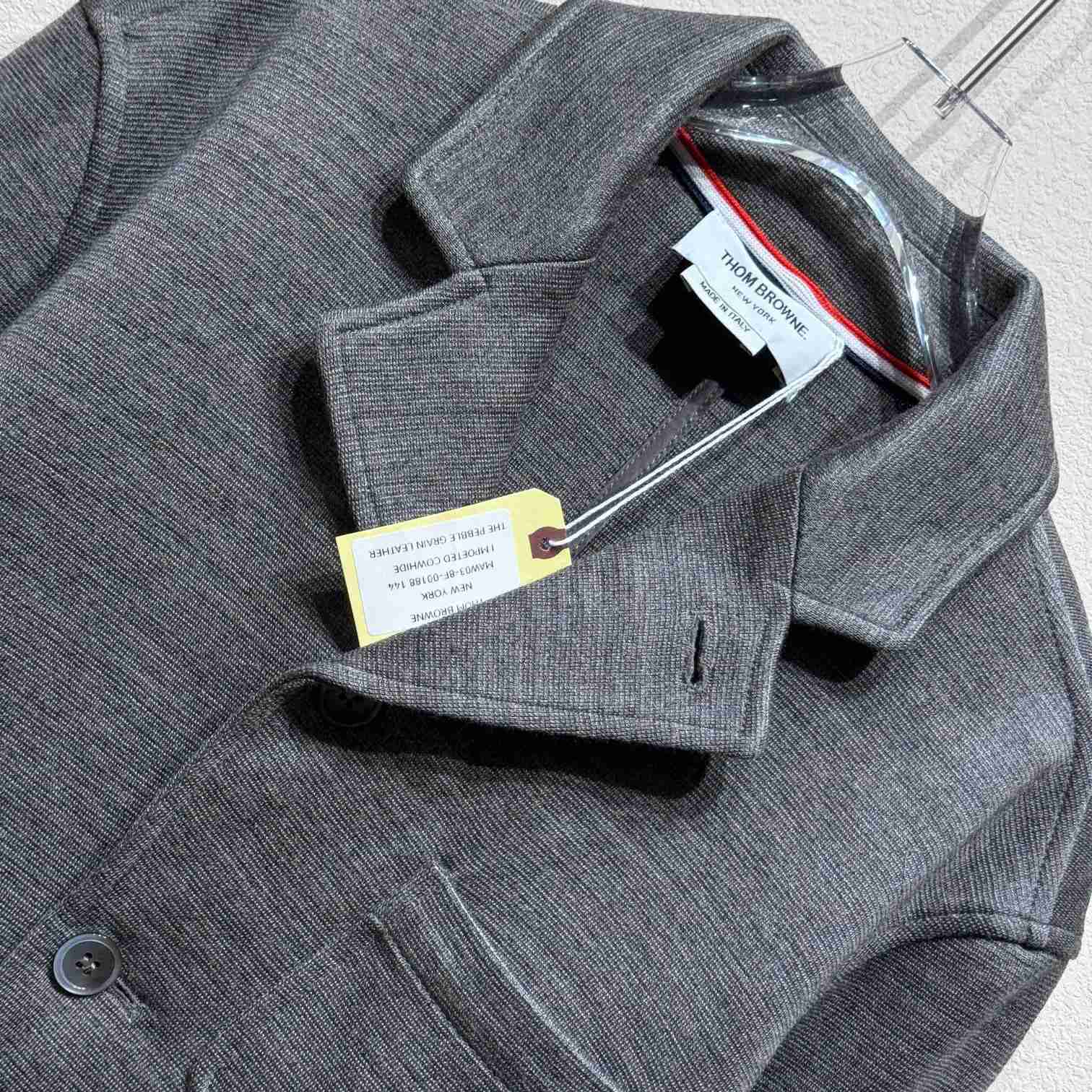 Thom Browne Single-breasted Wool Blazer - EUR FASHION