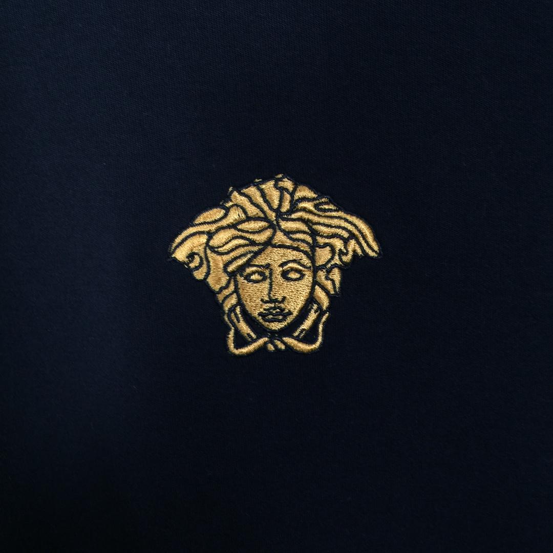 Versace Logo Long Sleeve Tee - EUR FASHION