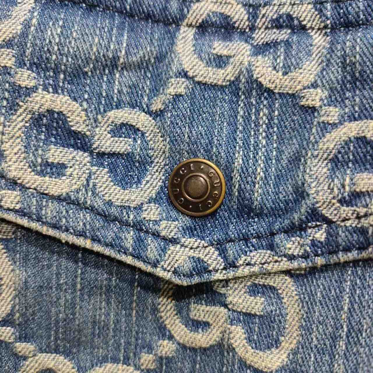 Gucci GG Jacquard Denim Shirt - EUR FASHION