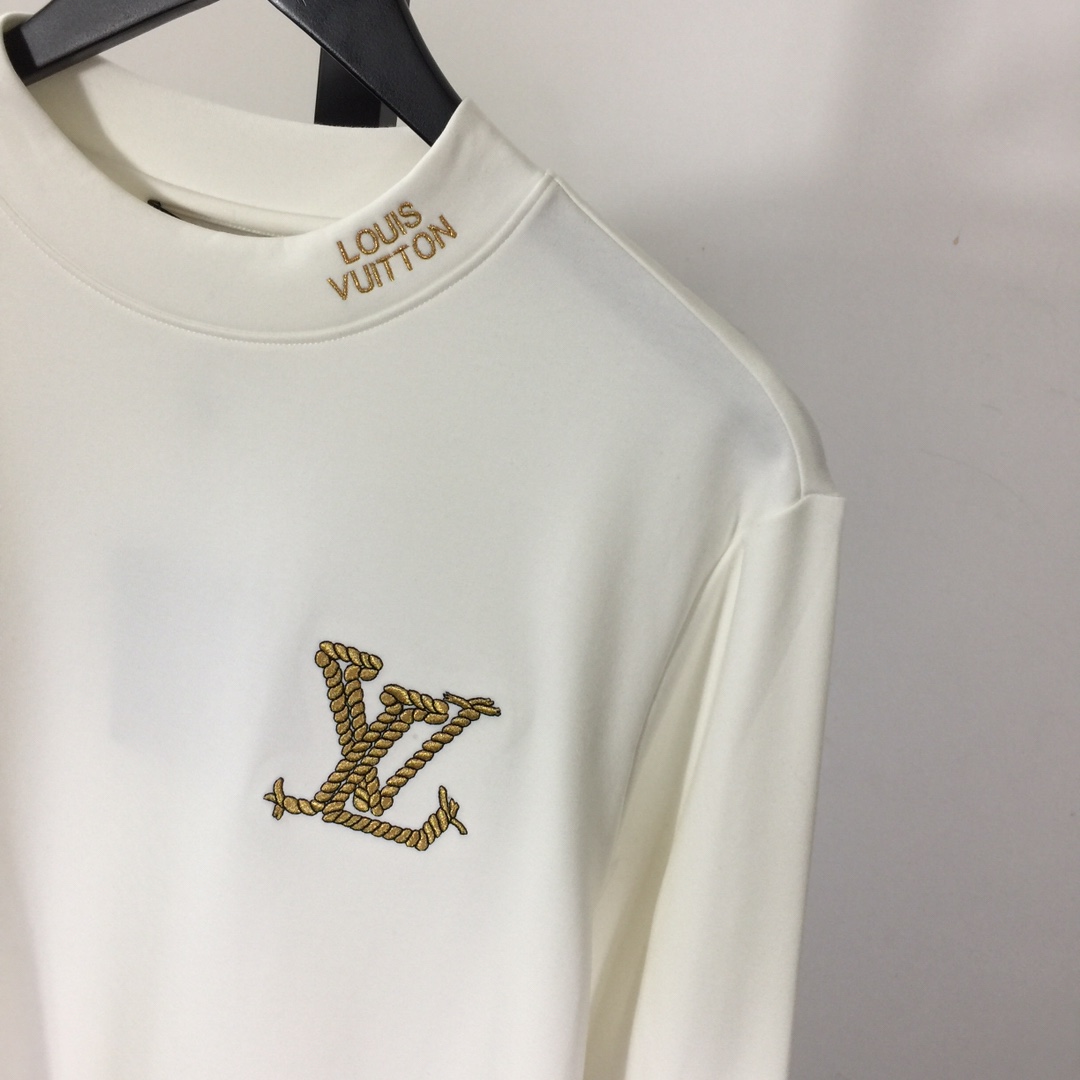 Louis Vuitton Logo Long Sleeve Tee - EUR FASHION