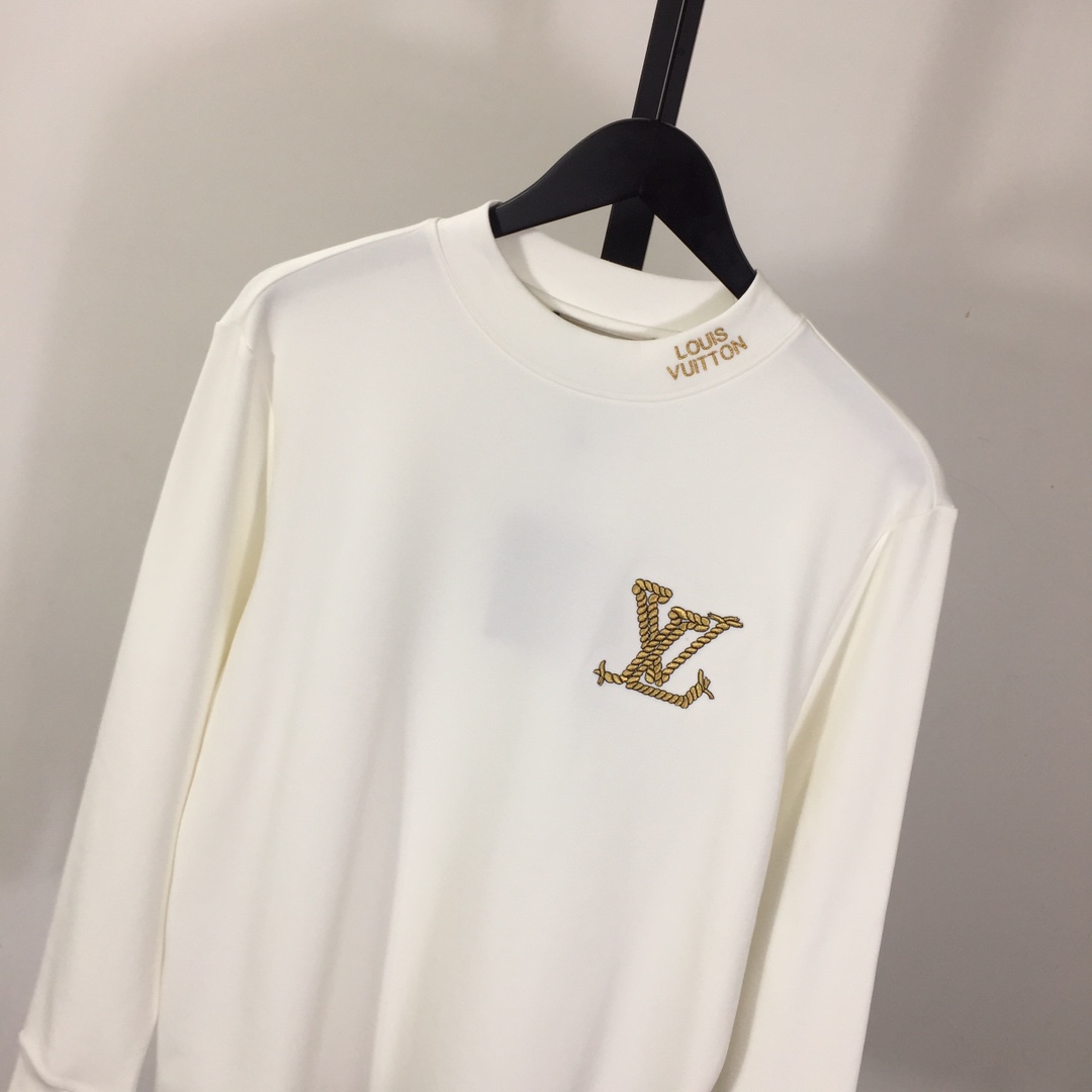 Louis Vuitton Logo Long Sleeve Tee - EUR FASHION