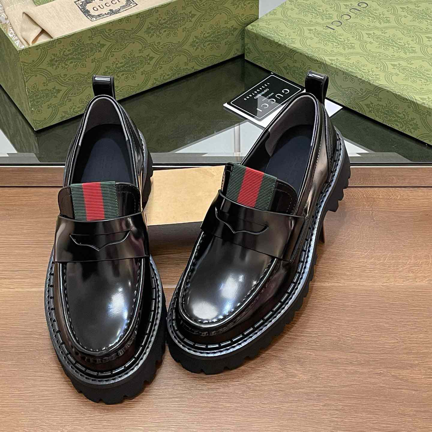 Gucci Women's Loafer With Web - EUR FASHION