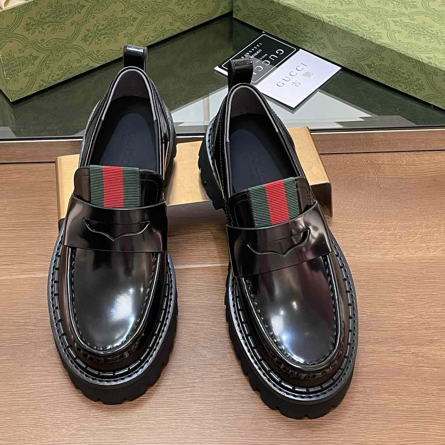 Gucci Women's Loafer With Web - EUR FASHION