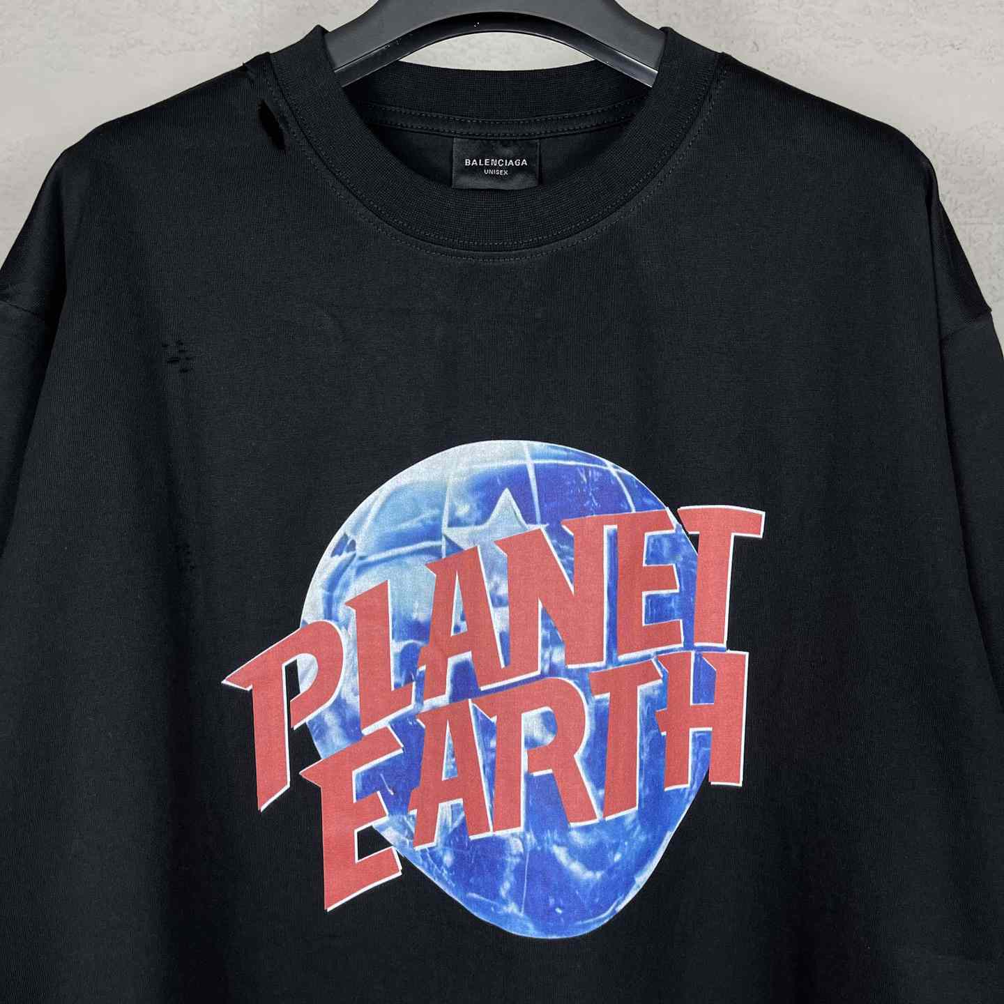 Balenciaga Planet Earth T-Shirt Oversized  - EUR FASHION