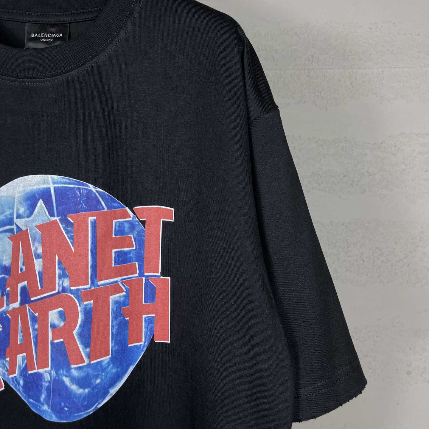 Balenciaga Planet Earth T-Shirt Oversized  - EUR FASHION