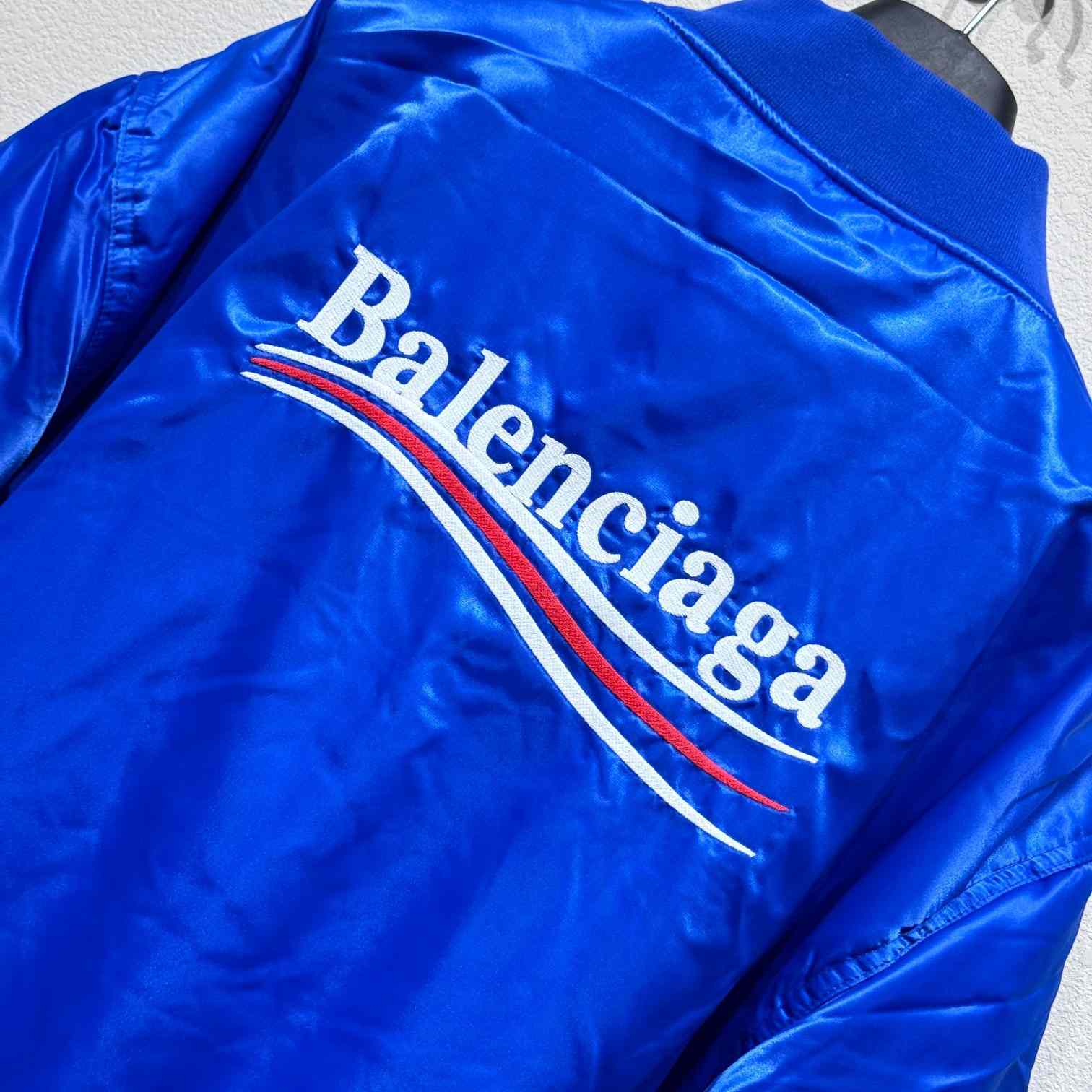 Balenciaga Embroidered-logo Bomber Jacket - EUR FASHION