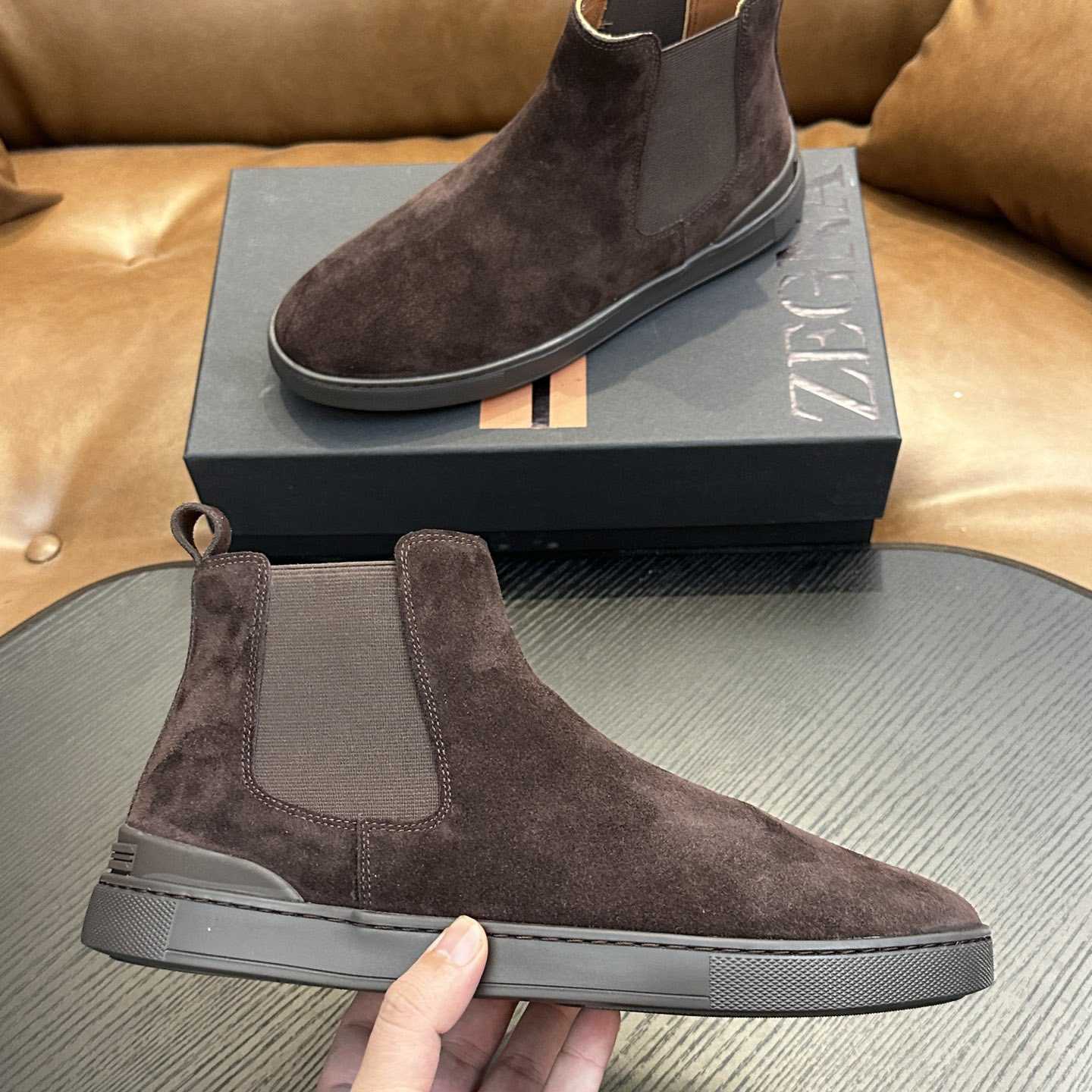 Zegna Suede Boots - EUR FASHION