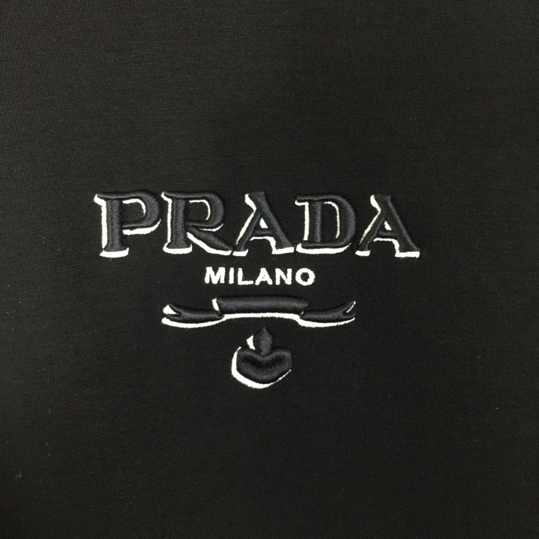 Prada Logo Cotton T-shirt - EUR FASHION