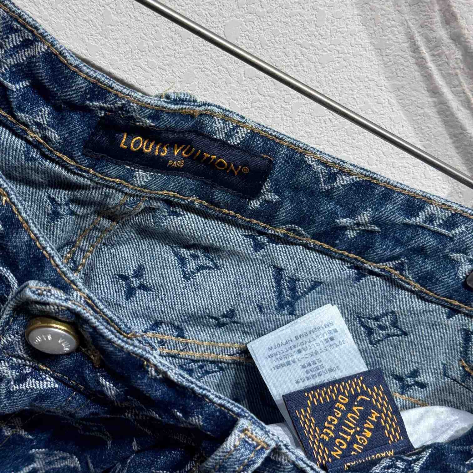 Louis Vuitton Monogram Denim Jeans - EUR FASHION