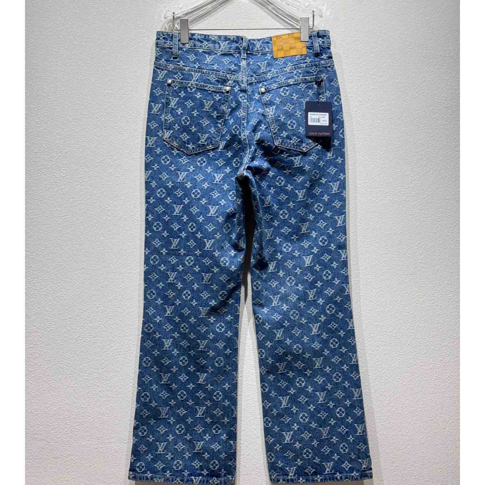 Louis Vuitton Monogram Denim Jeans - EUR FASHION
