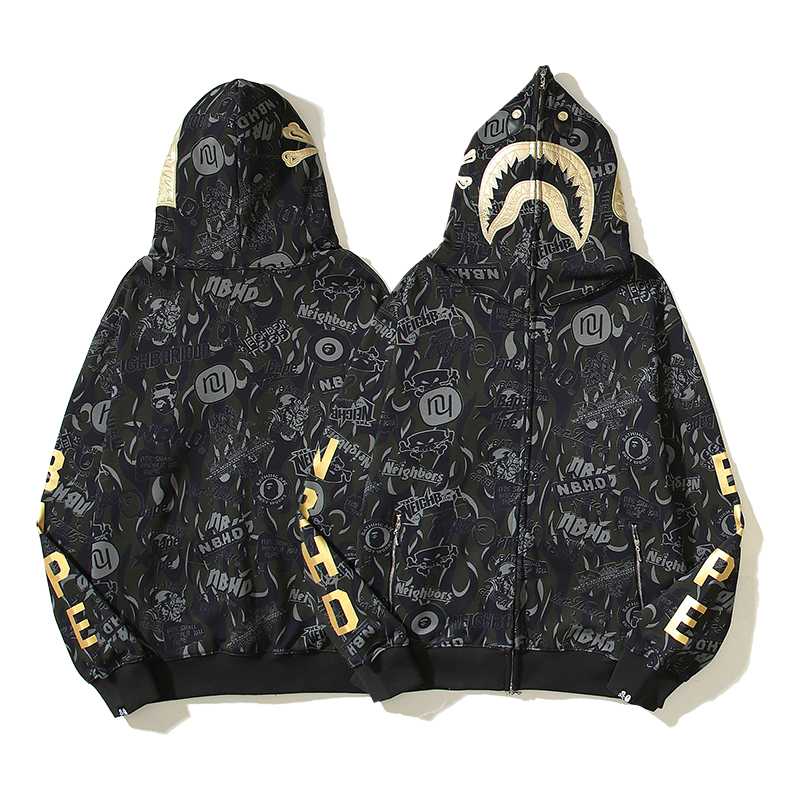 Bape x x NBHD Full Zip Hoodie - EUR FASHION