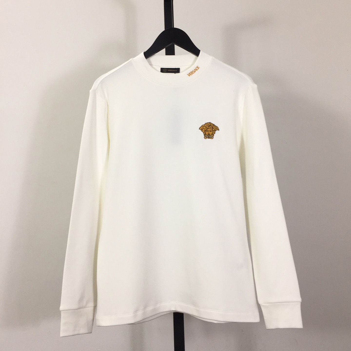 Versace Logo Long Sleeve Tee - EUR FASHION