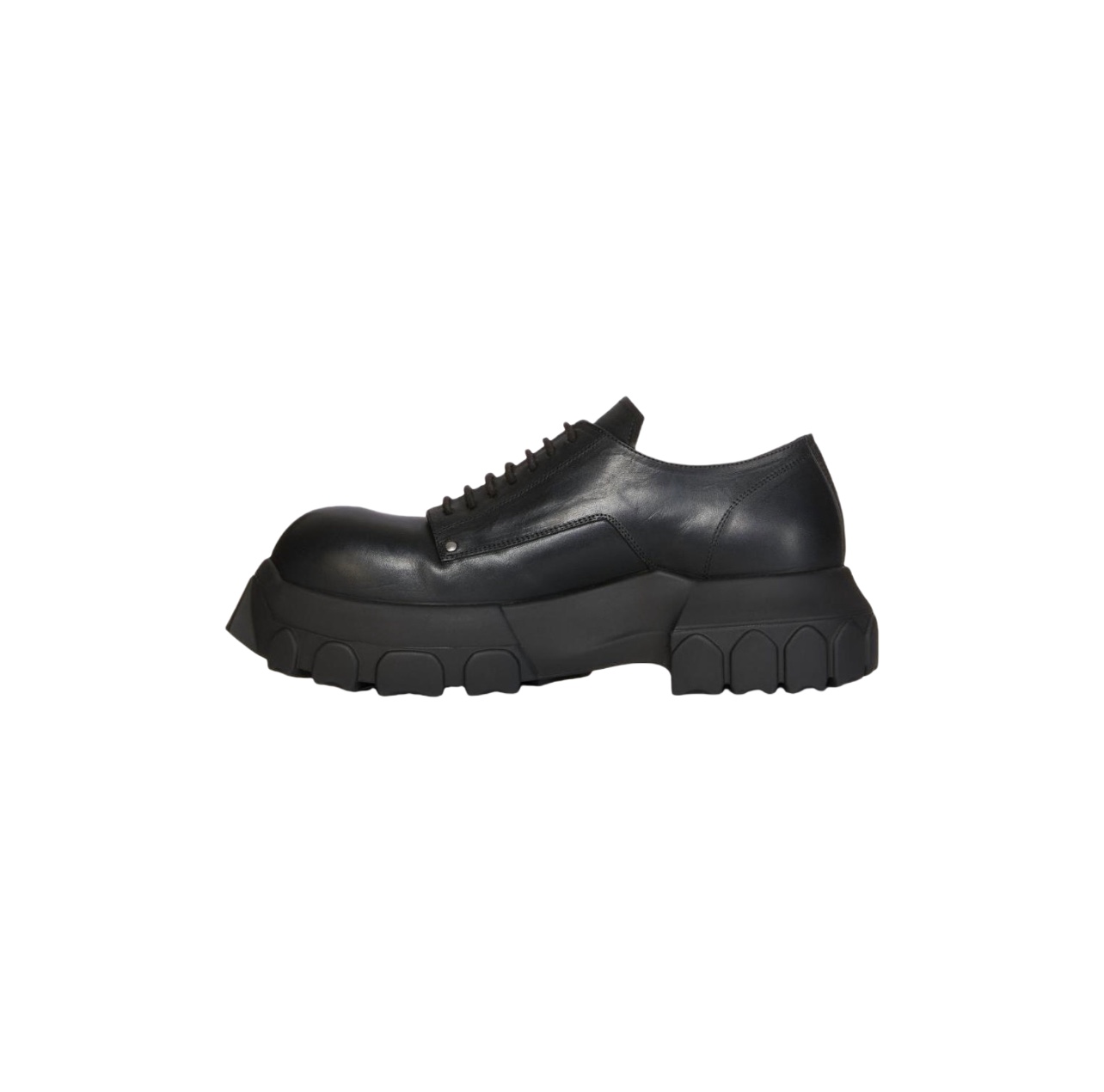 Rick Owens Bozo Tractor Leather Derby Shoes - EUR FASHION