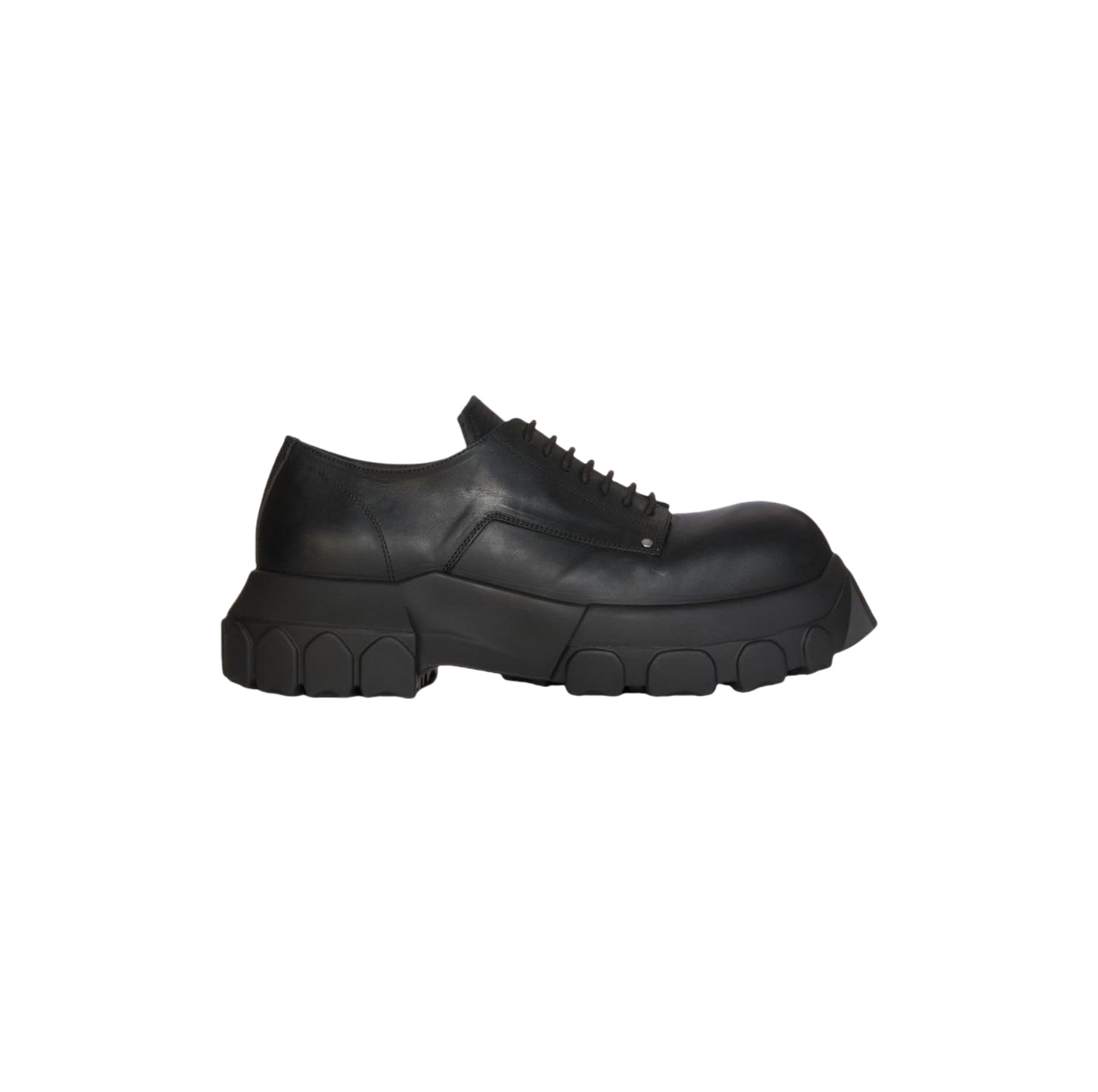 Rick Owens Bozo Tractor Leather Derby Shoes - EUR FASHION