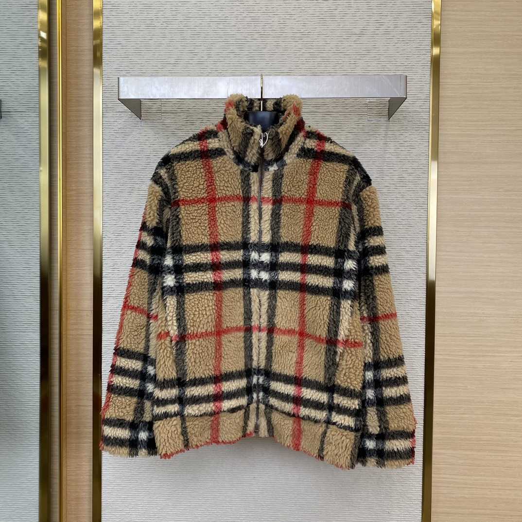 Burberry Check Wool Jacket  - EUR FASHION