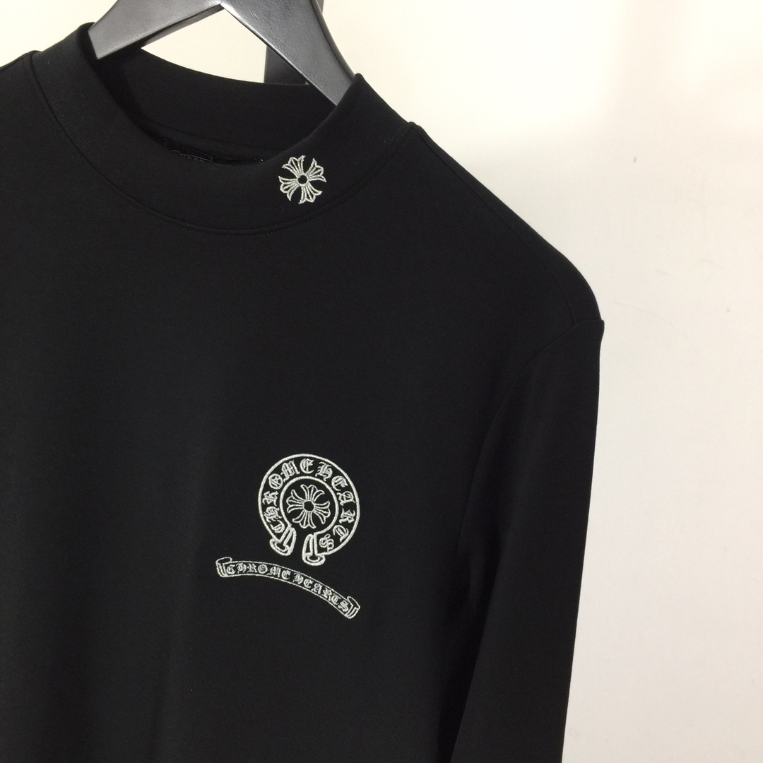 Chrome Hearts Logo Long Sleeve Tee - EUR FASHION