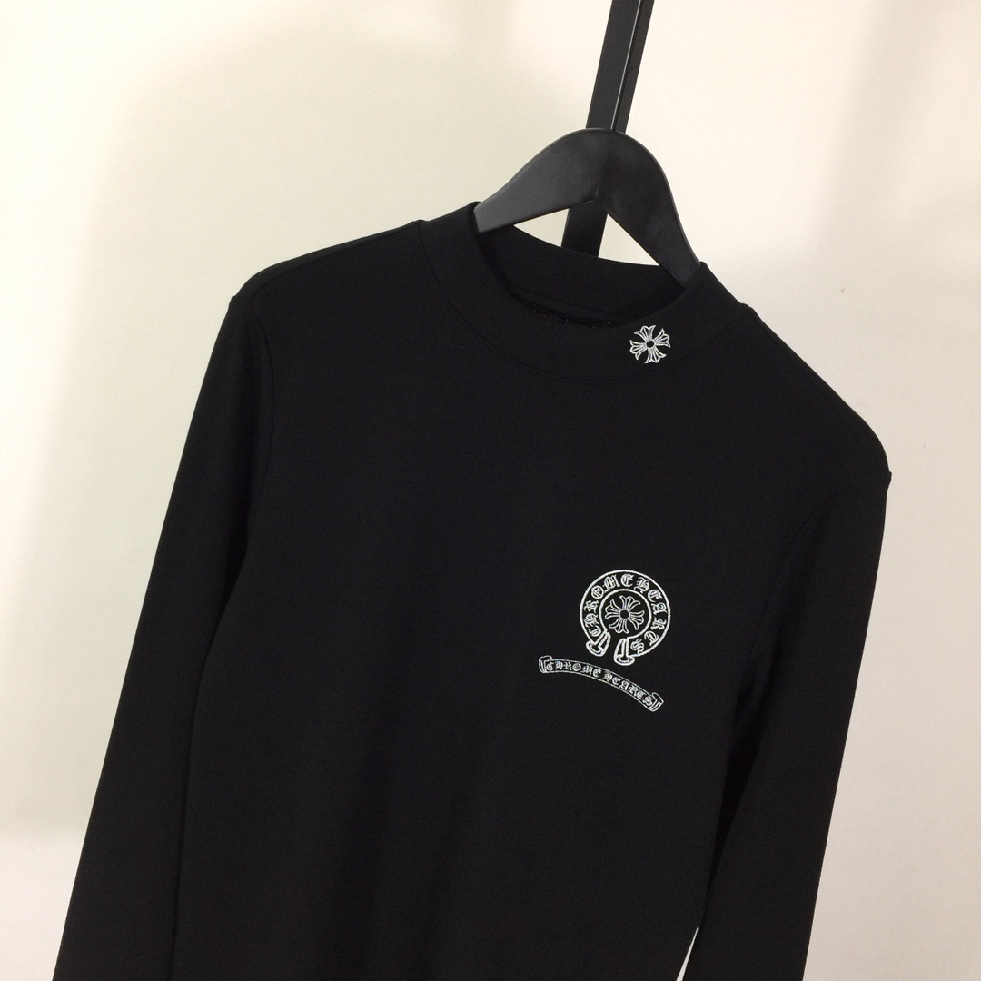 Chrome Hearts Logo Long Sleeve Tee - EUR FASHION