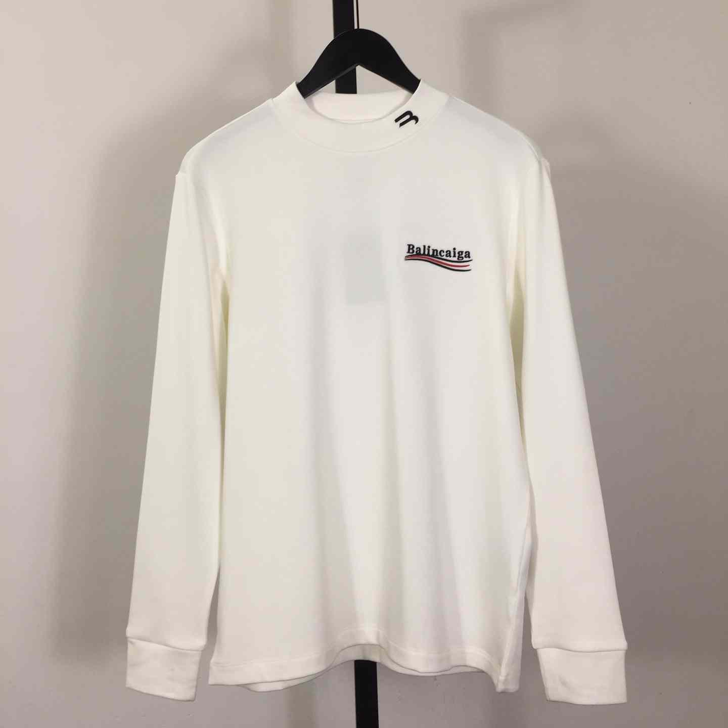 Balenciaga Logo Long Sleeve Tee - EUR FASHION