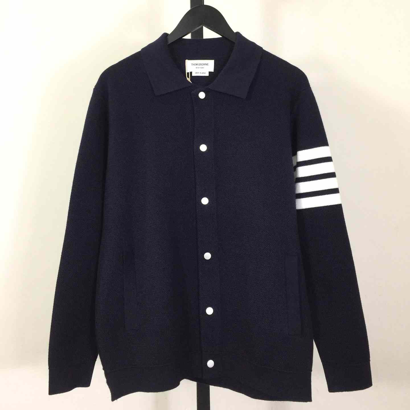 Thom Browne 4-Bar Jacket In Blue - EUR FASHION