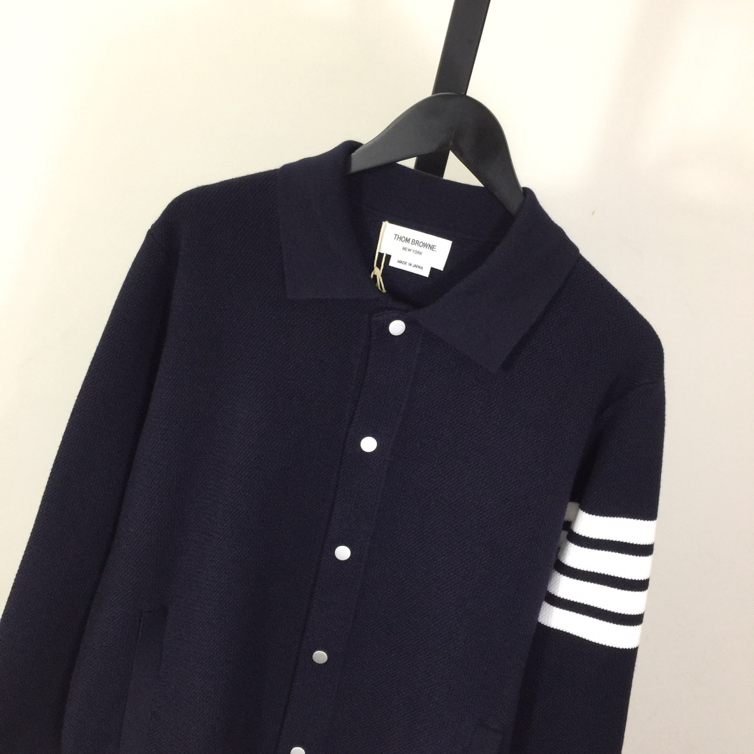 Thom Browne 4-Bar Jacket In Blue - EUR FASHION