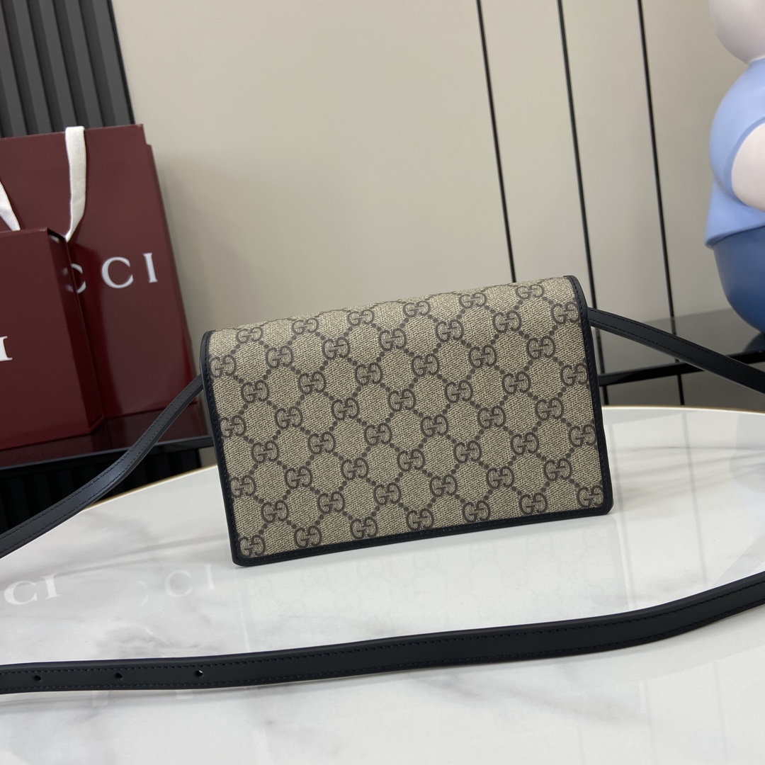 Gucci GG Emblem Super Mini Shoulder Bag - EUR FASHION