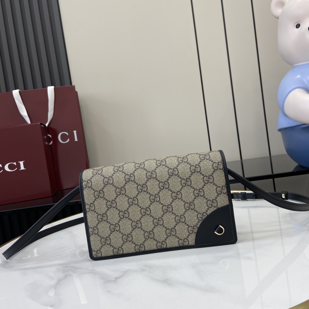 Gucci GG Emblem Super Mini Shoulder Bag - EUR FASHION