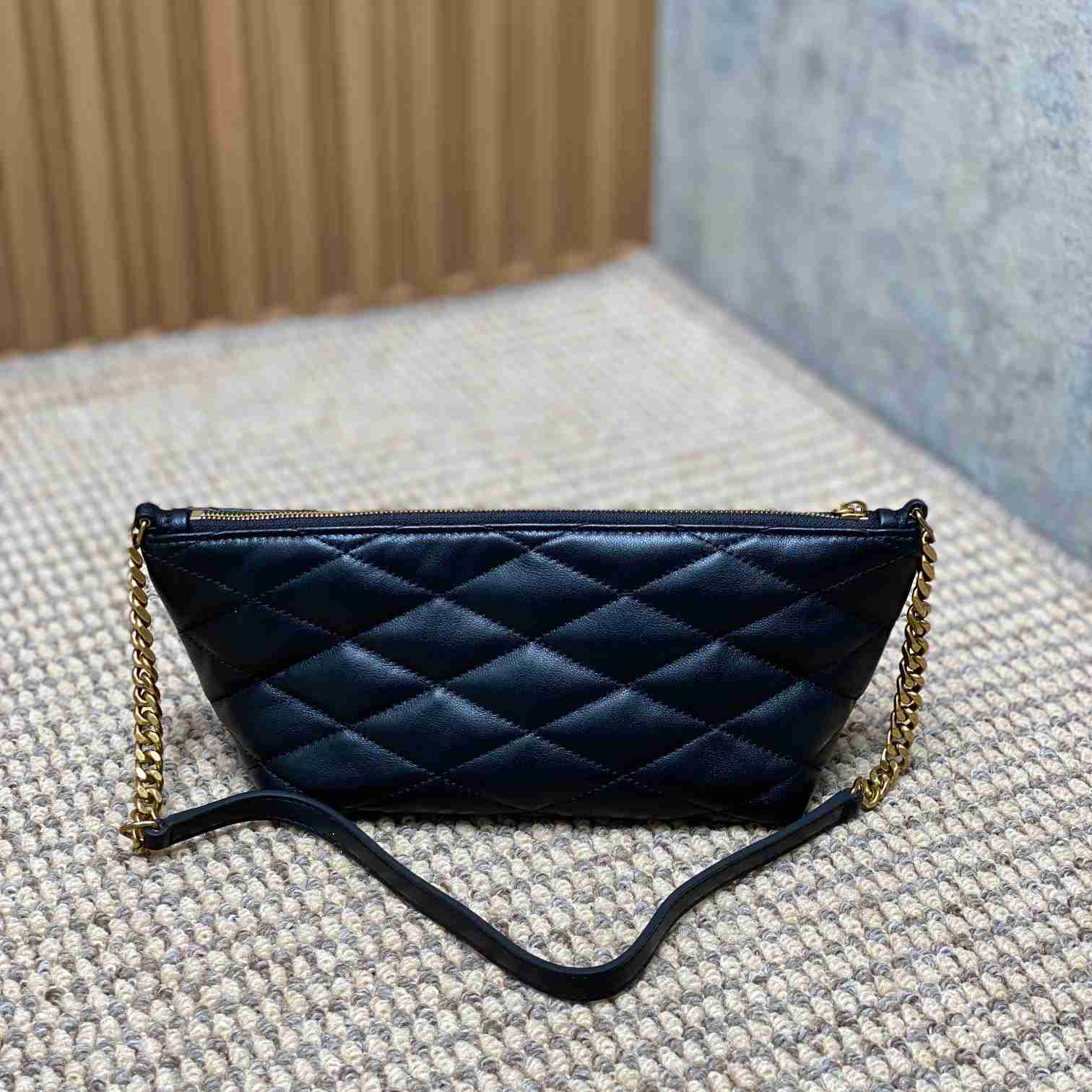 Saint Laurent Mini Bag In Quilted Lambskin - EUR FASHION