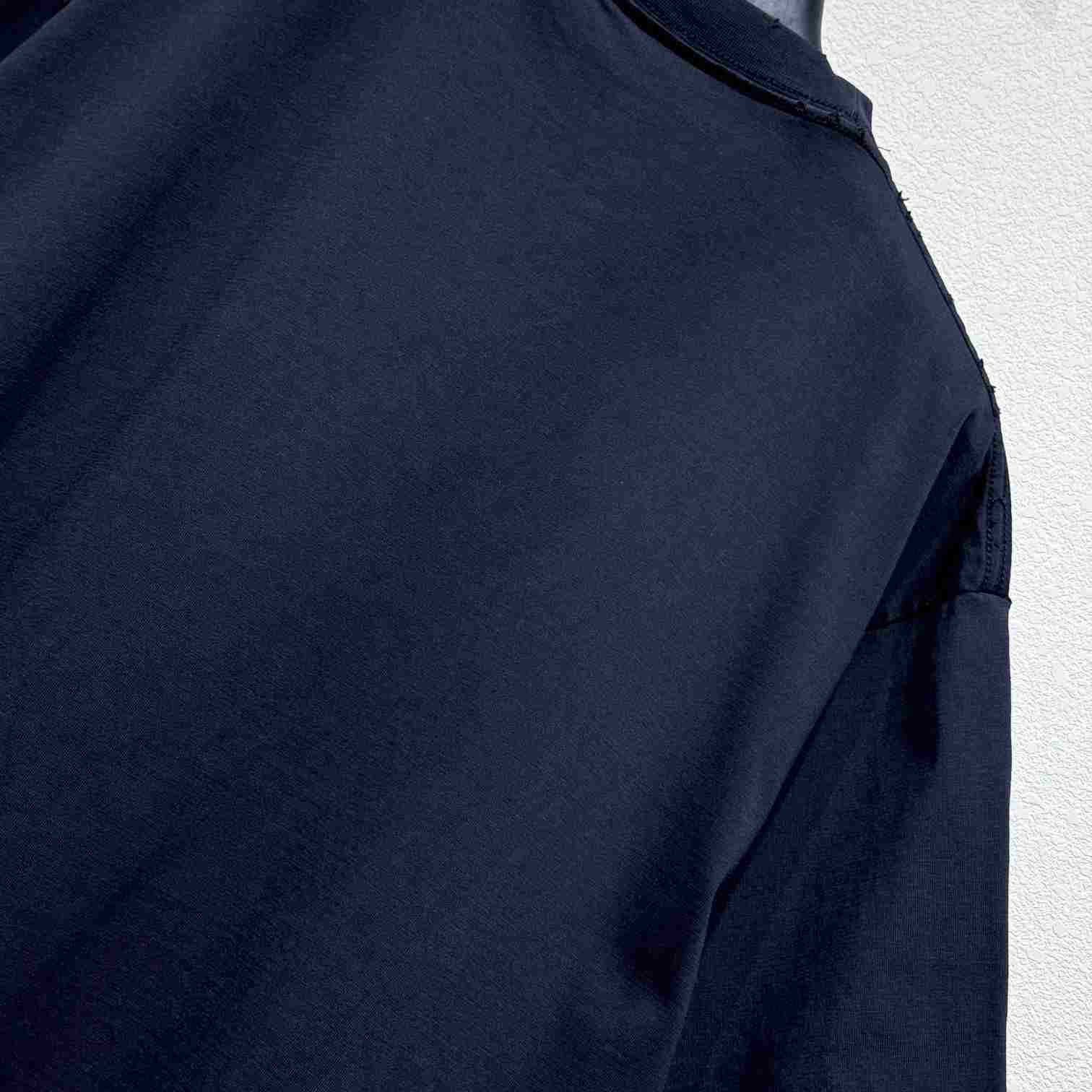 Balenciaga 3B Liquefied T-Shirt Oversized In Faded Black - EUR FASHION