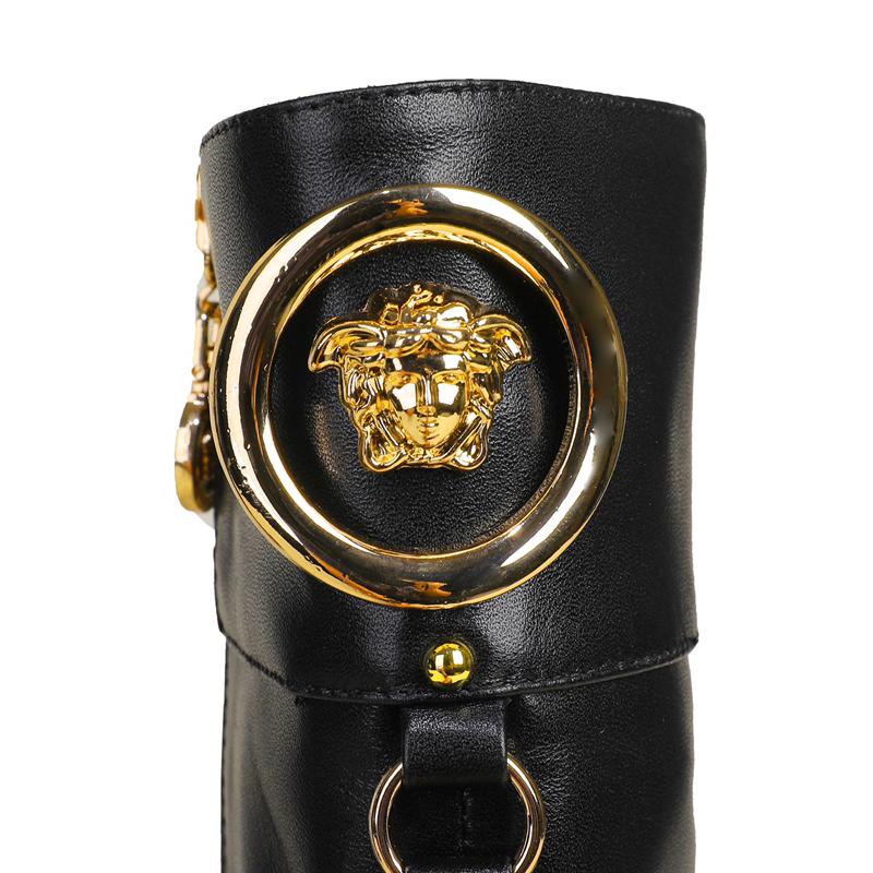 Versace Leather Ankle Boots - EUR FASHION