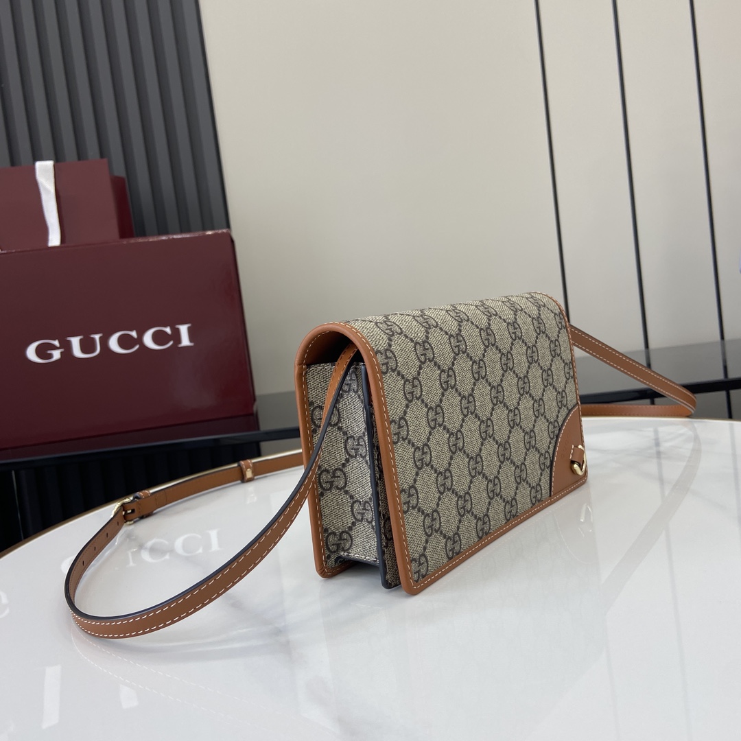 Gucci GG Emblem Super Mini Shoulder Bag - EUR FASHION