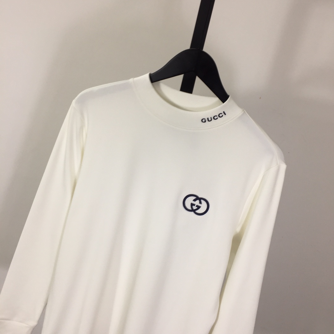 Gucci Logo Long Sleeve Tee - EUR FASHION