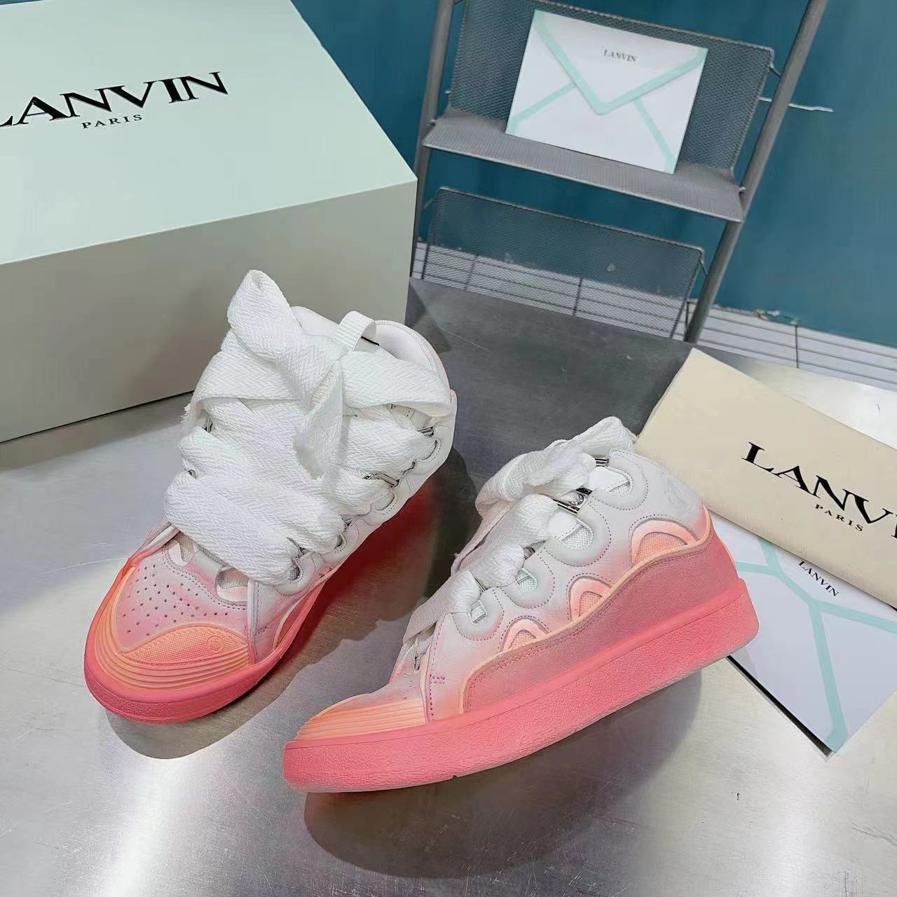 Lanvin Curb Sneakers - EUR FASHION