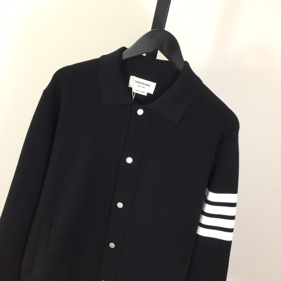 Thom Browne 4-Bar Jacket In Black - EUR FASHION