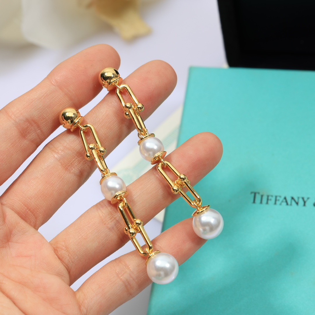 Tiffany & Co. Triple Drop Link Earrings - EUR FASHION