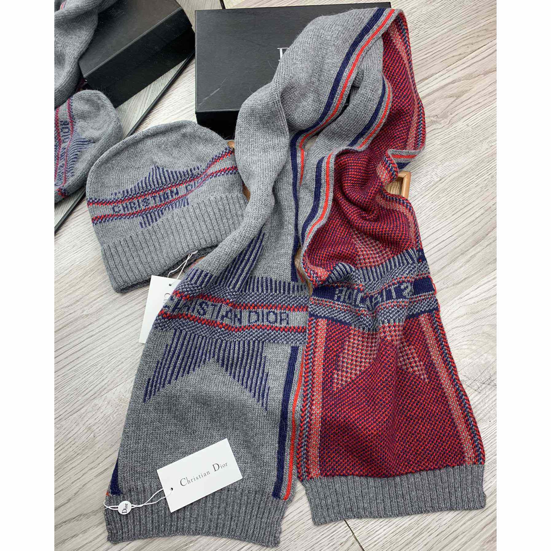 Dior Beanie And Scarf - EUR FASHION