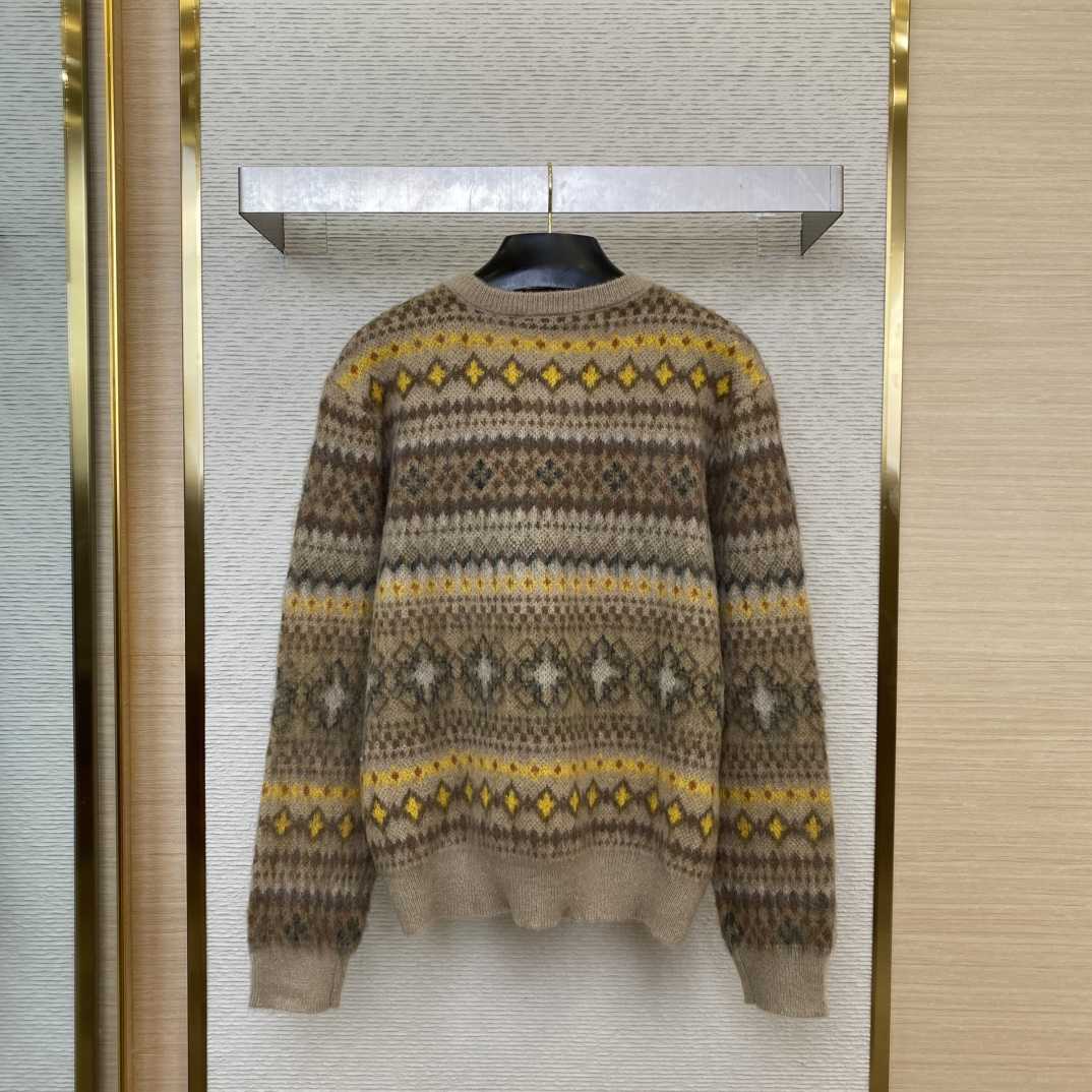 Louis Vuitton Mohair Blend Fair Isle Pullover - EUR FASHION