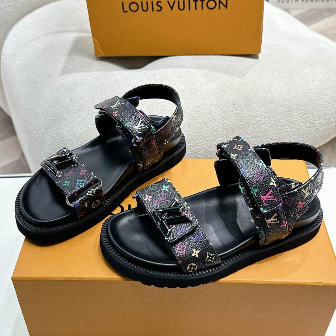 Louis Vuitton LV x TM LV Sunset Flat Comfort Sandal   1AGXFD - EUR FASHION