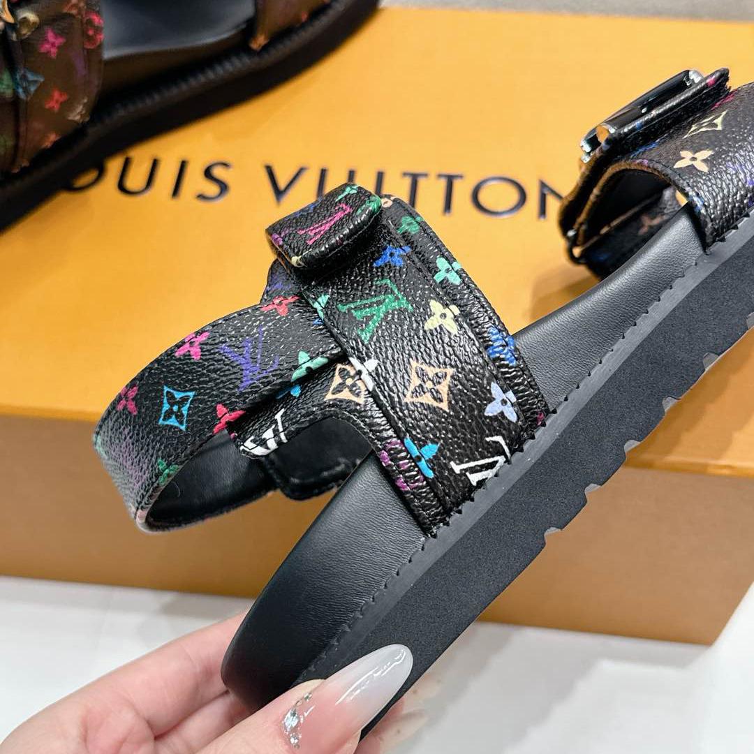 Louis Vuitton LV x TM LV Sunset Flat Comfort Sandal   1AGXFD - EUR FASHION