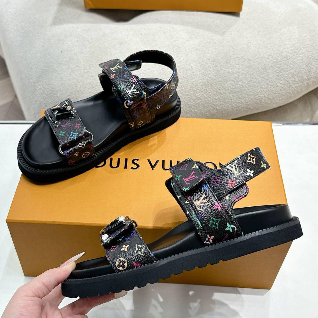 Louis Vuitton LV x TM LV Sunset Flat Comfort Sandal   1AGXFD - EUR FASHION