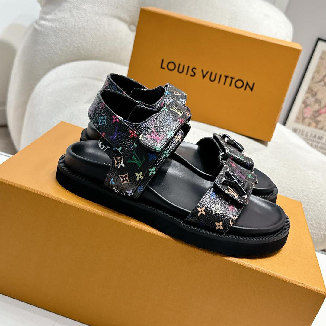 Louis Vuitton LV x TM LV Sunset Flat Comfort Sandal   1AGXFD - EUR FASHION