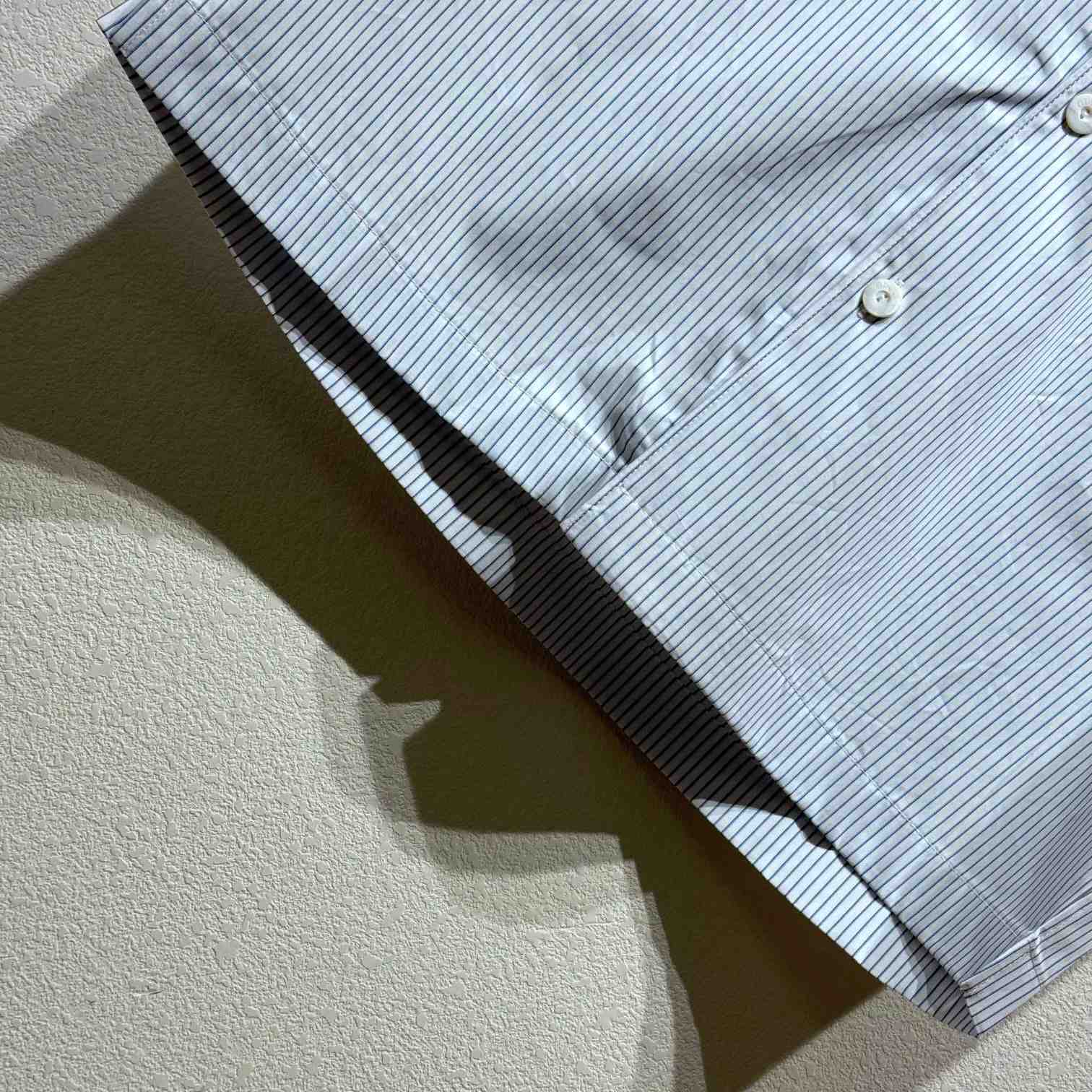 Gucci Embroidered Striped Cotton Shirt - EUR FASHION
