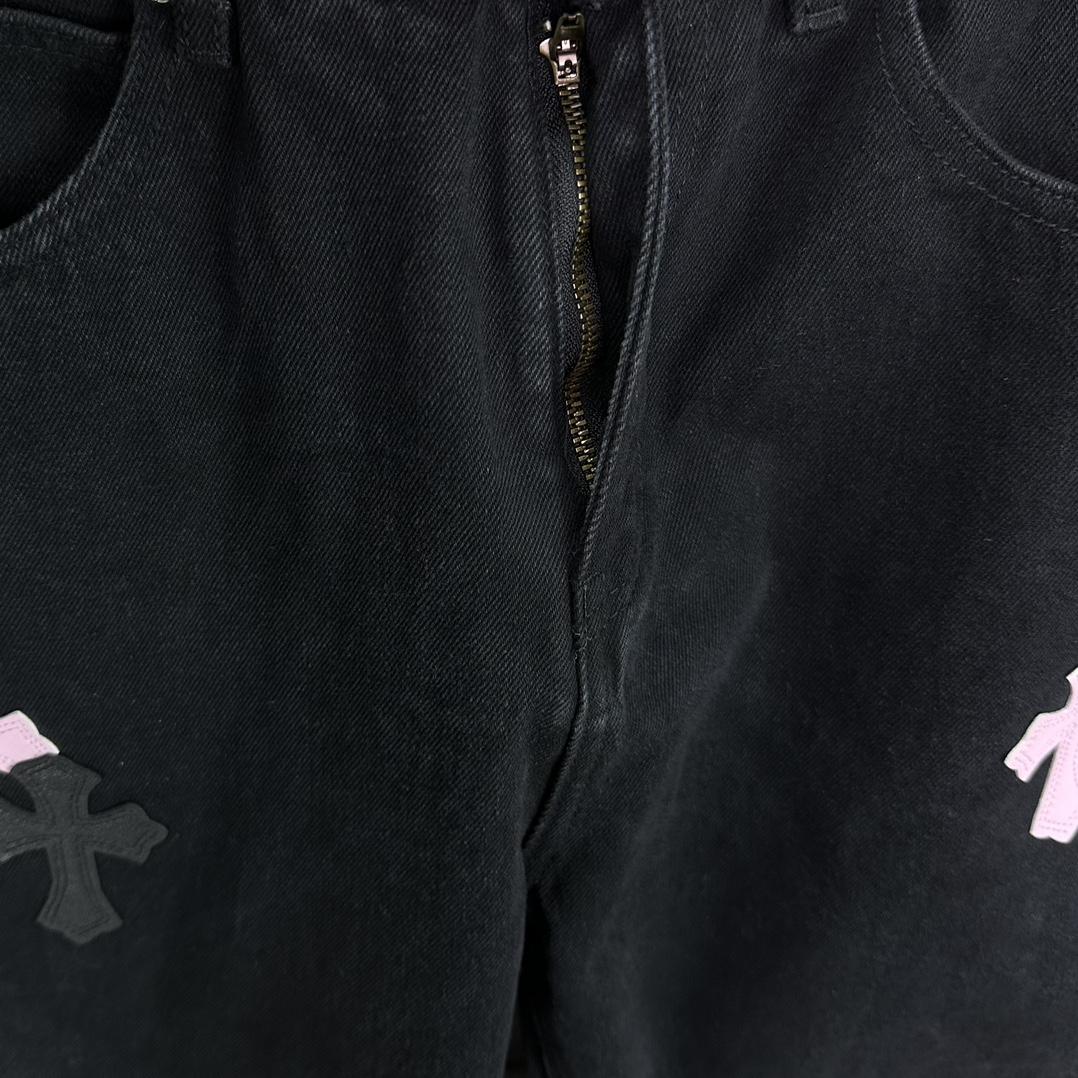 Chrome Hearts Straight Leg Jeans - EUR FASHION